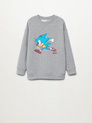 Embossed Sonic Sweatshirt