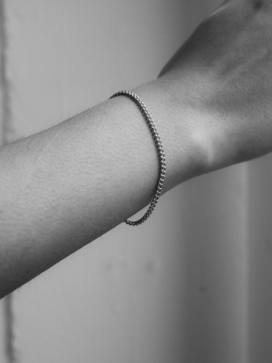 Curb Chain Bracelet | Sterling Silver