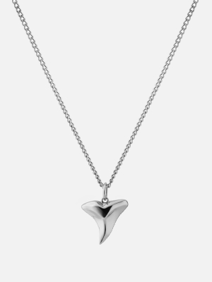 Miansai Shark Tooth Pendant Necklace In Sterling Silver