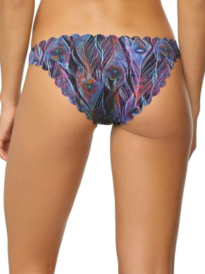 Pilyq Plume Reversible Wave Full Cut Bikini Bottom