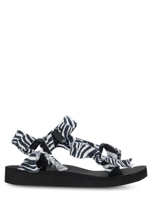 Trekky Zebra Sandals