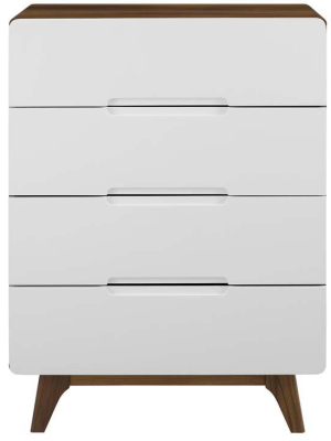 Origin Four-drawer Chest - White