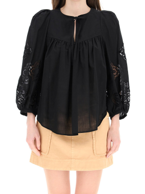 See By Chloé Guipure Lace Blouse