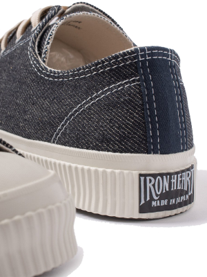 Ihsn-01-ind - 21oz Denim Low-top Sneakers - Indigo