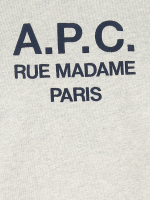 A.p.c. Rufus Logo Embroidered Sweatshirt