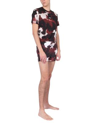 Dolce & Gabbana Camouflage Print Swim Shorts
