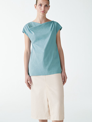 Cowl Neck Organic Cotton Top