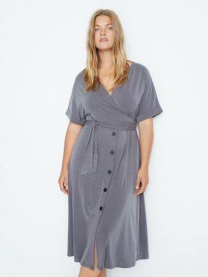 Knotted Modal-blend Dress