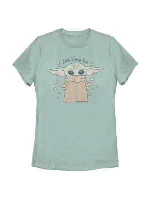 Women's Star Wars The Mandalorian The Child Little Womp Rat T-shirt