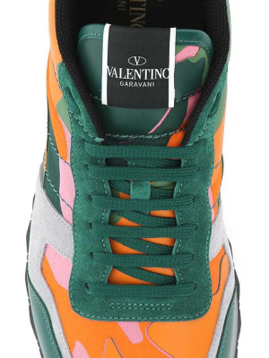 Valentino Garavani Rockrunner Camouflage Sneakers