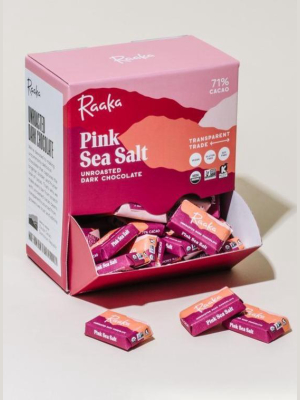 Mini Chocolate Bar 71% Pink Sea Salt