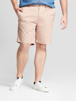 Men's Big & Tall 9" Linden Flat Front Chino Shorts - Goodfellow & Co™