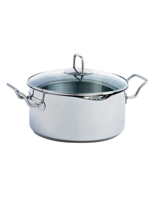 Norpro 645 Krona Stainless Steel 5 Quart Vented Cooking Pot With Straining Lid