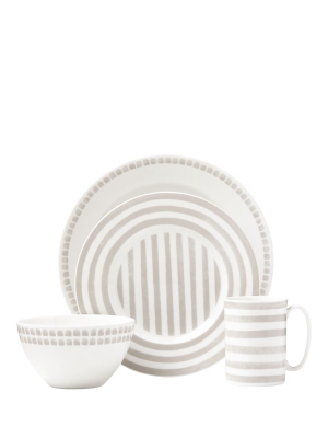 Charlotte Street Grey North 4 Piece Place Setting