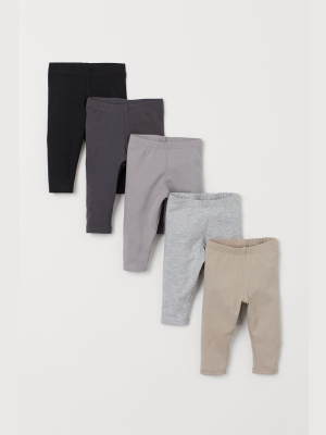 5-pack Jersey Leggings