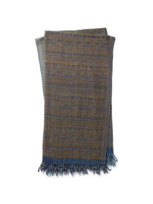 Ed Ellen Degeneres Crafted By Loloi Toluca Throw - Blue/grey