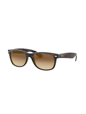 Ray-ban Rb2132 710/51 Unisex Square Lifestyle Sunglasses Tortoise