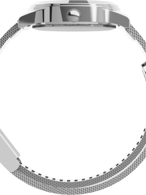 Women's Timex Watch With Mesh Bracelet - Silver T2p457jt