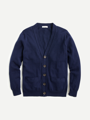 Boys' Cotton-cashmere Cardigan Sweater