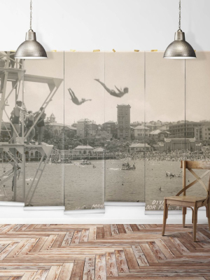 Manly High Dive Wall Mural From The Erstwhile Collection By Milton & King