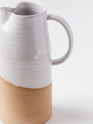 Two Tone Ceramic Pitcher