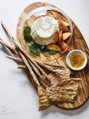 Olivewood Board With Cloche