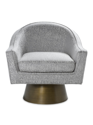 Worlds Away Dominic Swivel Chair - P02