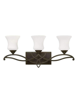 Bath Brooke Bath Three Light Olde Bronze