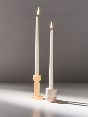 Natural Taper Candle Set