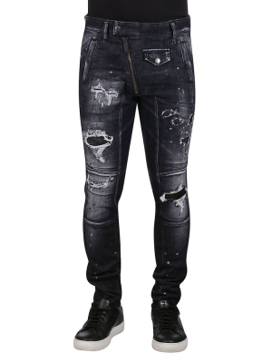 Dsquared2 Ripped Skinny Leg Jeans