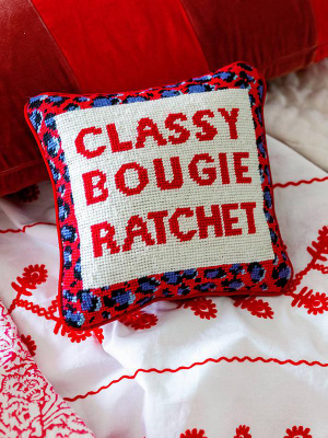 Savage Needlepoint Pillow