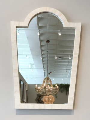 Florence Mirror Natural Bone