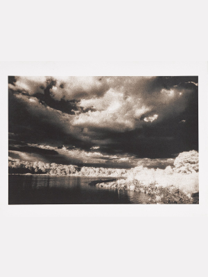 Infrared Clouds And Shore