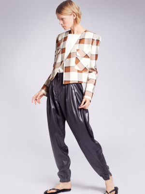 Liquid Drape Pleated Pants