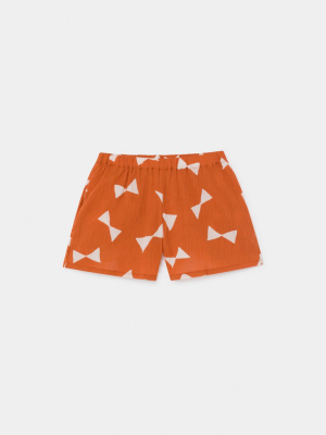 Bobo Choses All Over Bow Woven Short