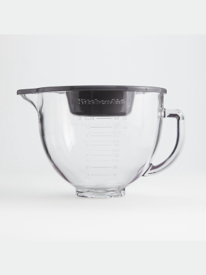 Kitchenaid 5-quart Tilt-head Glass Bowl With Measurement Markings And Lid