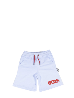 Gcds Kids Logo Print Track Shorts