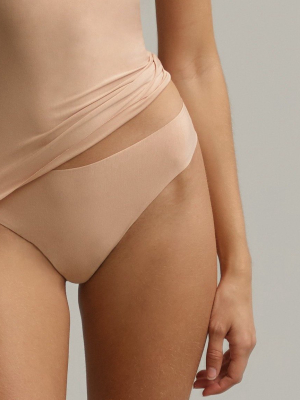 Butter Thong Panty - Beige