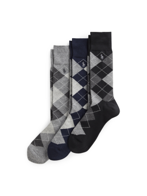 Argyle Dress Sock 3-pack