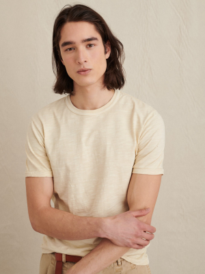 Alex Mill Standard Slub Tee, Oat Milk