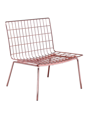 Perpetual Mesh Link Lounge Chair By Bd Outdoor