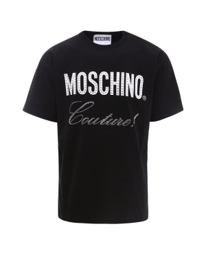 Moschino Logo Embellished T-shirt