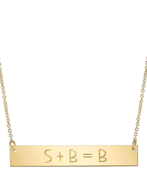 Equation Necklace