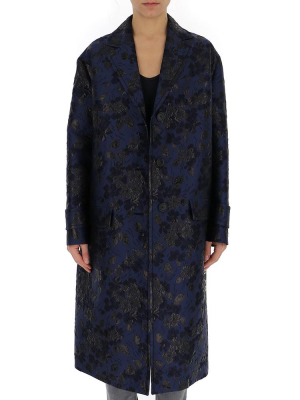 Prada Patterned Trench Coat