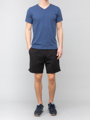 Supima Fleece Sweatshort Black