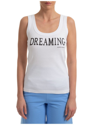 Alberta Ferretti Dreaming Printed Tank Top