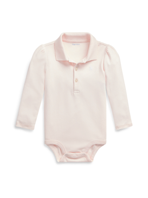 Cotton Interlock Polo Bodysuit