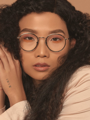 Comer Optical Oval Frame In Light Gold