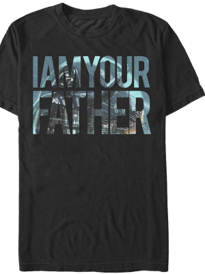 Men's Star Wars Your Father Death Star Scene T-shirt