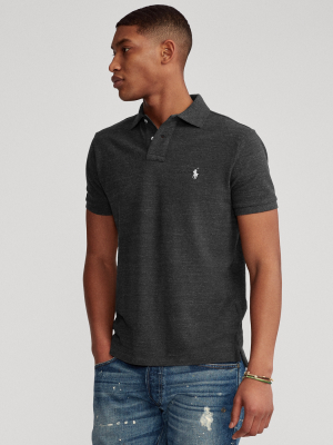 Custom Slim Fit Mesh Polo Shirt